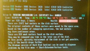 Harde schijf smart failed